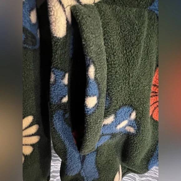 Parks Project Flower and Mushrooms Fleece Unisex Size XL - Picture 4 of 5